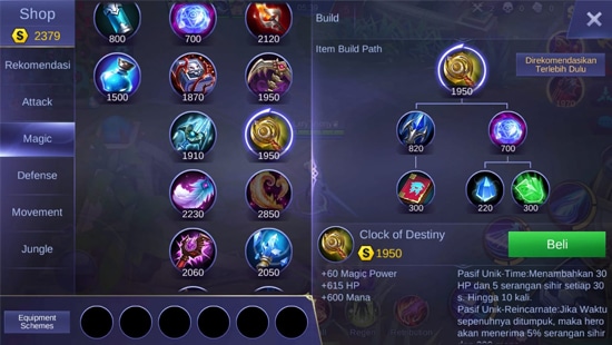 Clock of Destiny - Item Mobile Legends