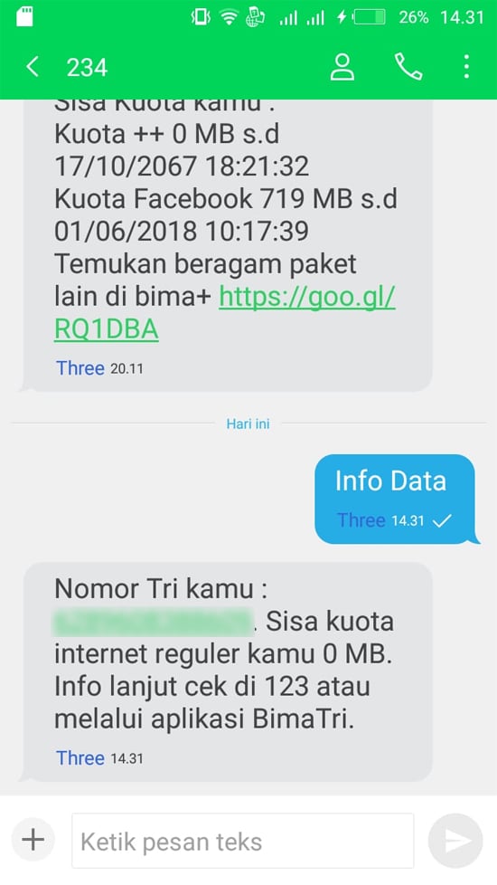 Cara Mengecek Kuota Semua Operator, Tanpa Ribet 