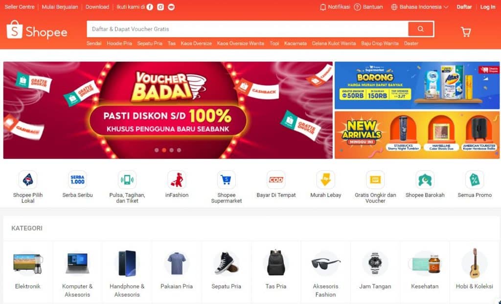 8 Situs Belanja Online Terpopuler Di Indonesia